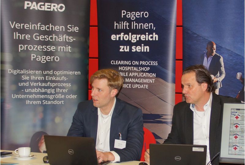 Messestand des Fördermitglieds PAGERO