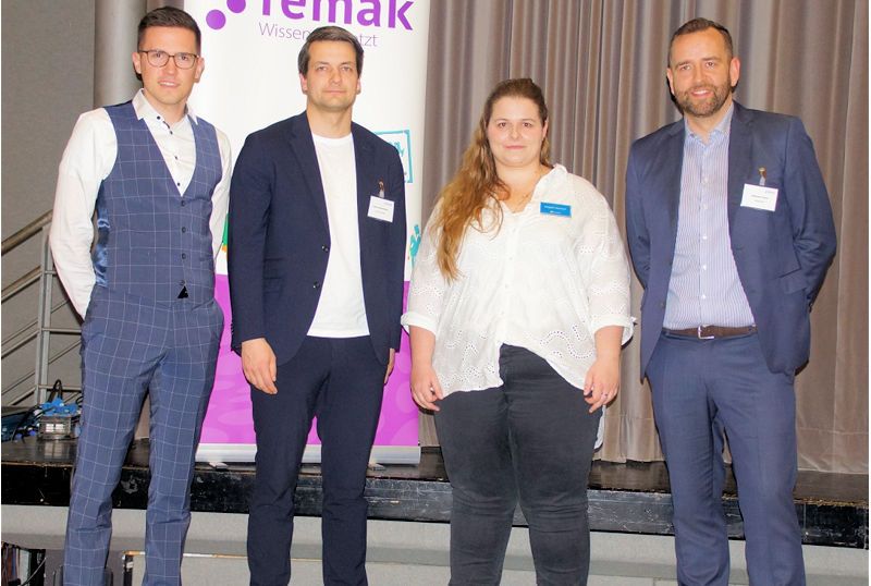 Gruppenbild: Teilnehmer des #HealthPitch – der 3. femak Start-up Wettbewerb 2023 in Rotenburg a. d. Fulda